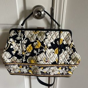 NEW Vera Bradley Barbara Frame Bag-Dogwood